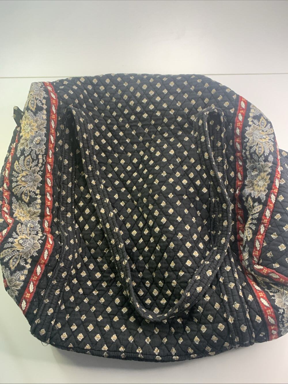 Vera Bradley Classic Large Duffel Travel Bag Vintage Made In USA
